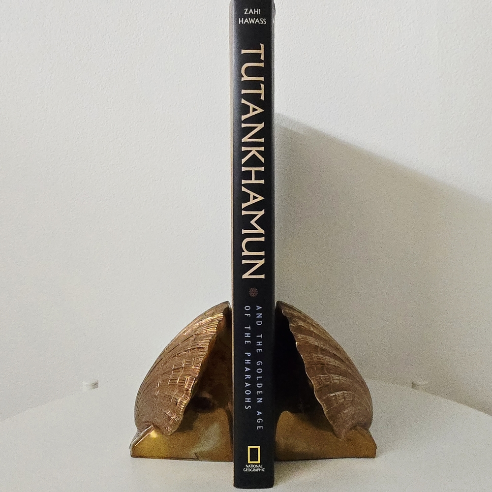Mid-Century - Scallop Seashell Bookends